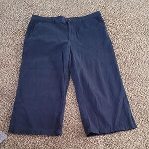 a.n.a Blue Cropped Pants Ankle Length